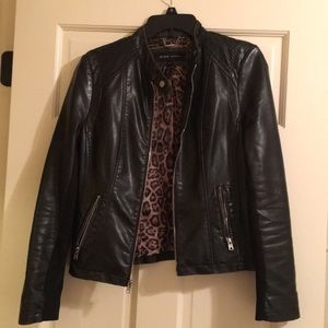 Black “leather” jacket